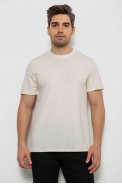 Футболка мужская однотонная  -уценка, цвет кремовый, 238R155-U-1 - фото № 0