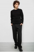 Свитер мужской однотонный, цвет черный, 161R1040 - фото № 1