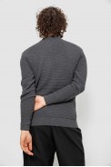 Свитер мужской однотонный, цвет серый, 161R1040 - фото № 4