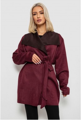 Жіночий кардиган однотонний, колір сливовий, 257R001