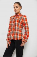 Сорочка жіноча повсякденна, колір помаранчевий, 230R064 - фото № 2