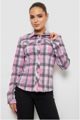 Рубашка женская повседневная, цвет розовый, 230R064