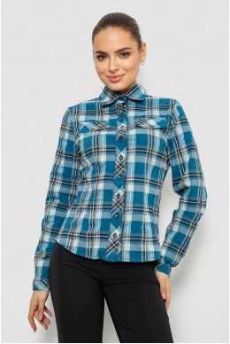 Рубашка женская повседневная, цвет синий, 230R064