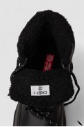 Кроссовки женские зимние на меху, цвет черный, 248RCX657 - фото № 5