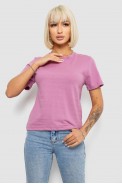 Футболка жіноча однотонна, колір пудровий, 129R8900 - фото № 0