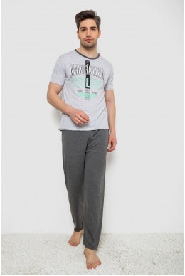 Пижама мужская  -уценка, цвет серый, 243R6201-U