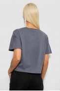 Футболка женская с принтом, цвет серый, 221R9906 - фото № 3