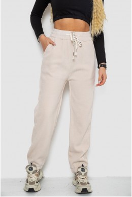 Штаны женские вельветовые  -уценка, цвет светло-бежевый, 214R607-U-8