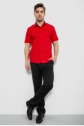 Мужская рубашка с принтом, цвет красный, 186R7010 - фото № 1