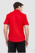 Мужская рубашка с принтом, цвет красный, 186R7010 - фото № 3