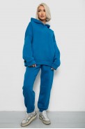 Спортивный костюм женский на флисе, цвет темно-бирюзовый, 247R2011K - фото № 0