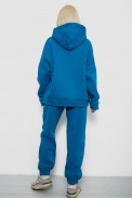 Спортивный костюм женский на флисе, цвет темно-бирюзовый, 247R2011K - фото № 3