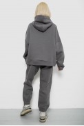Спортивный костюм женский на флисе, цвет темно-серый, 247R2011K - фото № 3