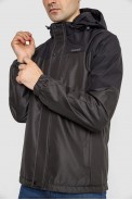 Куртка мужская демисезонная с капюшоном  -уценка, цвет черный, 214R61035-U-30 оптом - фото № 2