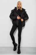 Куртка женская зимняя короткая  -уценка, цвет черный, 244R983-U-2 - фото № 1