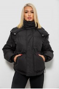Куртка женская зимняя короткая  -уценка, цвет черный, 244R983-U-2 - фото № 0