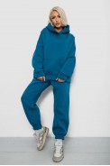 Спортивный костюм женский на флисе, цвет петроль, 247R2011K - фото № 0