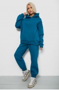 Спортивный костюм женский на флисе, цвет петроль, 247R2011K - фото № 2