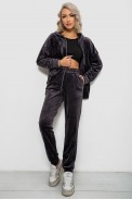 Спортивный костюм женский велюровый  -уценка, цвет чернильный, 257R4119-U-3 оптом - фото № 0