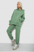 Спортивный костюм женский на флисе, цвет оливковый, 247R2011K - фото № 2
