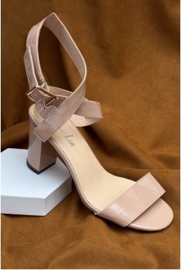 Босоножки женские, цвет бежевый, 243RGL286