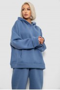 Спортивный костюм женский на флисе, цвет голубой, 247R2011K - фото № 1