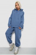 Спортивный костюм женский на флисе, цвет голубой, 247R2011K - фото № 2