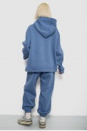 Спортивный костюм женский на флисе, цвет голубой, 247R2011K - фото № 3