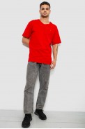 Футболка мужская однотонная, цвет красный, 244R6312 - фото № 1