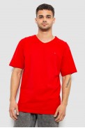 Футболка мужская однотонная, цвет красный, 244R6312 - фото № 0