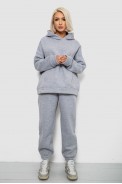 Спортивный костюм женский на флисе, цвет светло-серый, 247R2011K - фото № 0