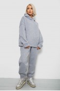 Спортивный костюм женский на флисе, цвет светло-серый, 247R2011K - фото № 2