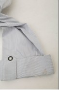 Сорочка класична в смужку  -уцінка, колір сірий, 230R643-U-123 - фото № 5