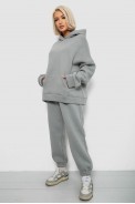 Спортивный костюм женский на флисе, цвет серый, 247R2011K - фото № 2