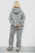 Спортивный костюм женский на флисе, цвет серый, 247R2011K - фото № 3