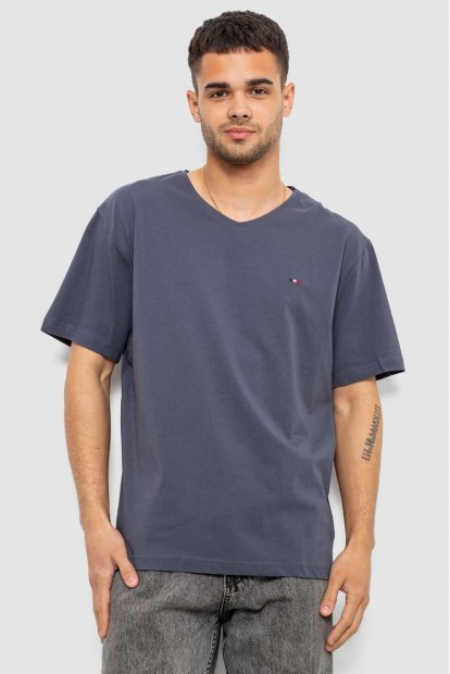 Футболка мужская однотонная, цвет серый, 244R6312