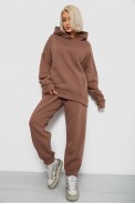 Спортивный костюм женский на флисе, цвет мокко, 247R2011K - фото № 0