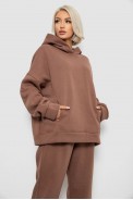 Спортивный костюм женский на флисе, цвет мокко, 247R2011K - фото № 1