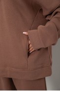Спортивный костюм женский на флисе, цвет мокко, 247R2011K - фото № 4