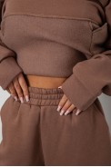 Спортивный костюм женский на флисе, цвет мокко, 247R2011K - фото № 5
