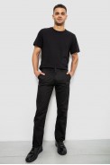 Штани чоловічі класичні, колір чорний, 243RY353 - фото № 1
