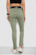 Джинси жіночі Skinny Американки, колір оливковий, 182R00252 оптом - фото № 3