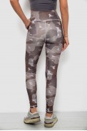 Лосини жіночі з принтом, колір коричневий, 214R090 оптом - фото № 3