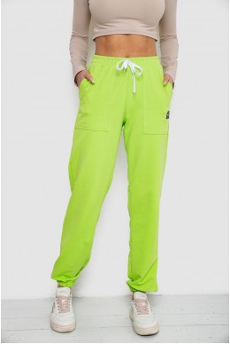 Спортивные штаны женские  -уценка, цвет салатовый, 247R4670-U-6