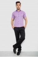 Рубашка мужская с принтом, цвет сиреневый, 214R7340 - фото № 1