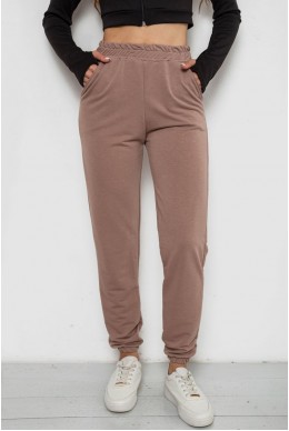 Спортивні штани жіночі  -уцінка, колір мокко, 238R345-1-U-4