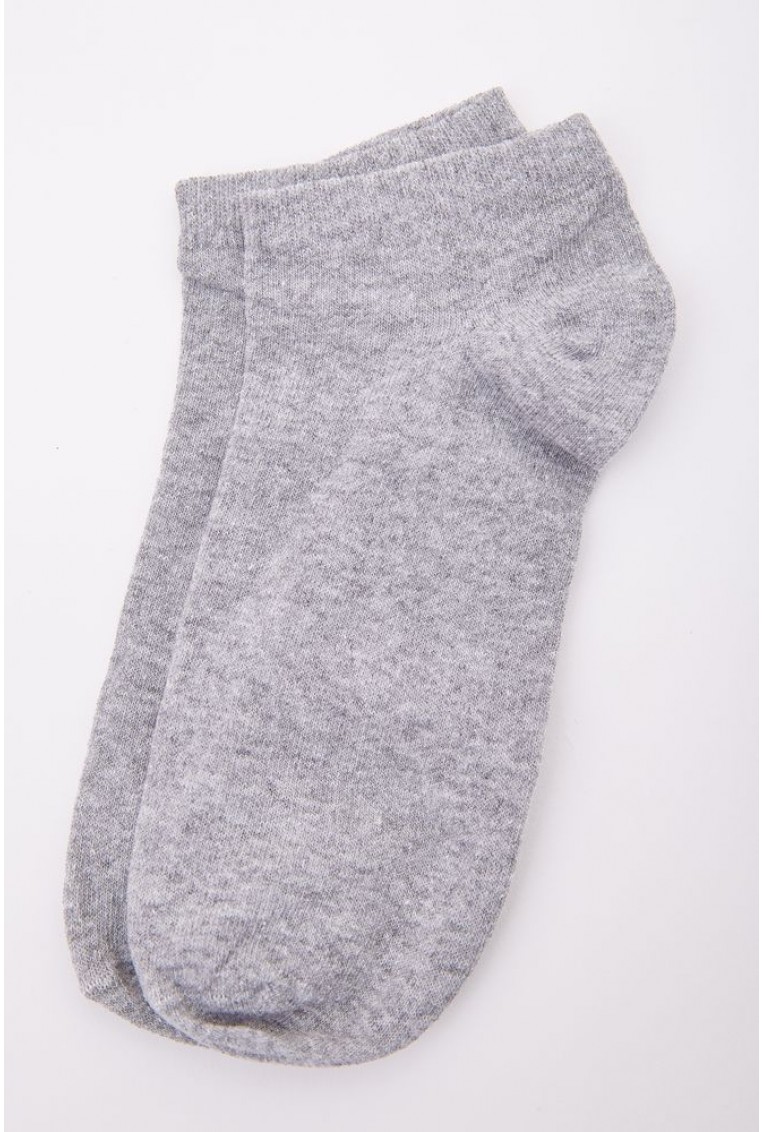 Купить Однотонные мужские носки, светло-серого цвета, 167R205-1 - Фото №1