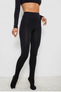Колготы женские утепленные на флисе, цвет черный, 139RB868W - фото № 2