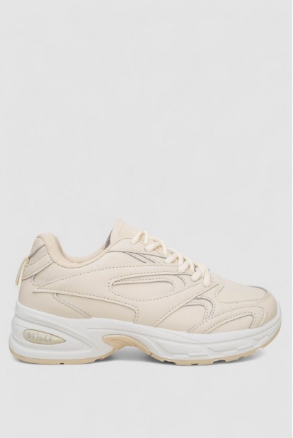 Кроссовки женские, цвет бежевый, 248RN10