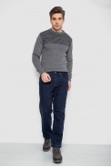 Джинсы мужские утепленные, цвет синий, 129R9834-2 - фото № 1